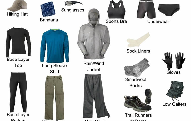 gorilla trekking things to pack