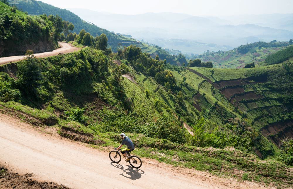 cycling in Bwindi 