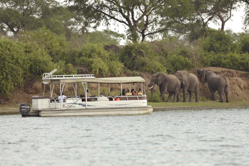 boat cruise at kazinga channel